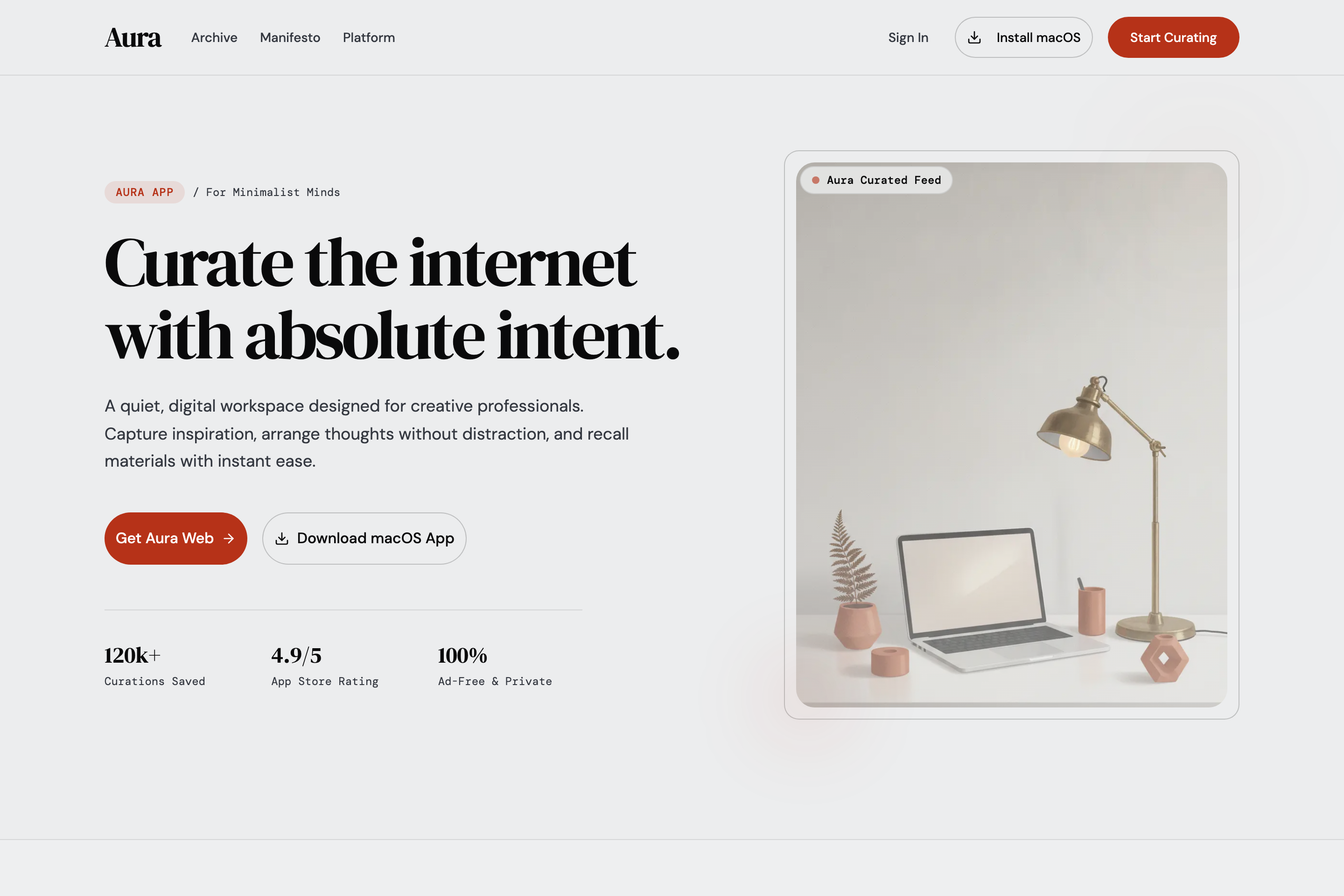Minimal-curation preview